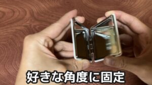 角度調整可能なミラー