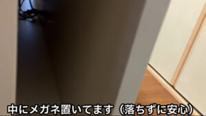 宮棚内部の小物置き