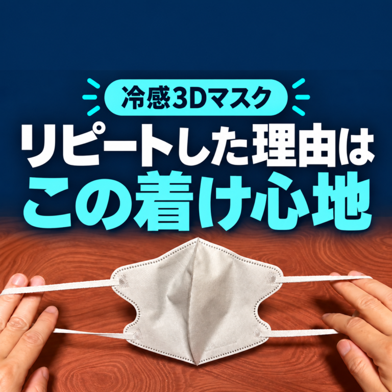 冷感3Dマスク｜リピートした理由はこの着け心地